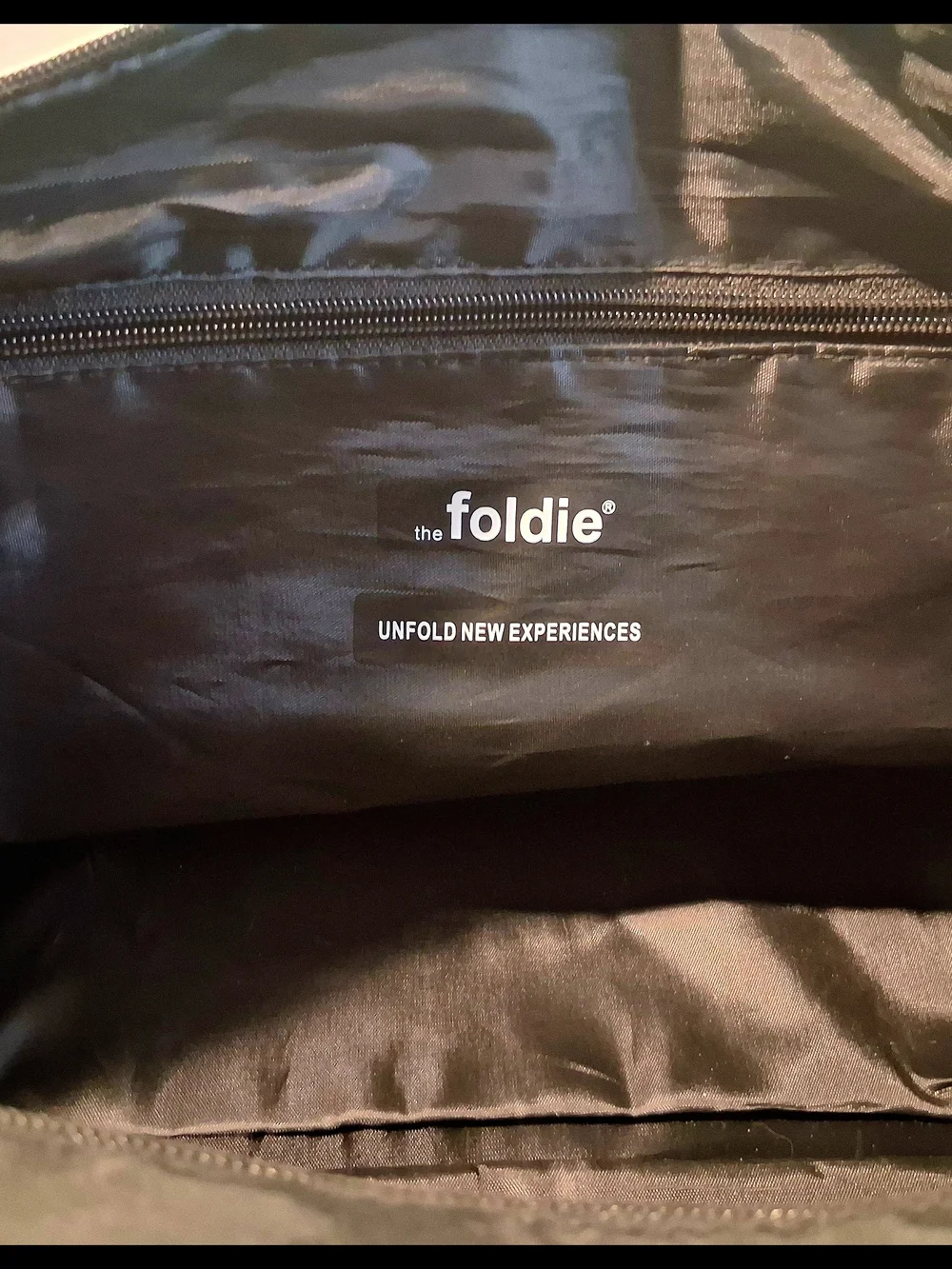 The Foldie Black Men’s Foldable Duffle Bag